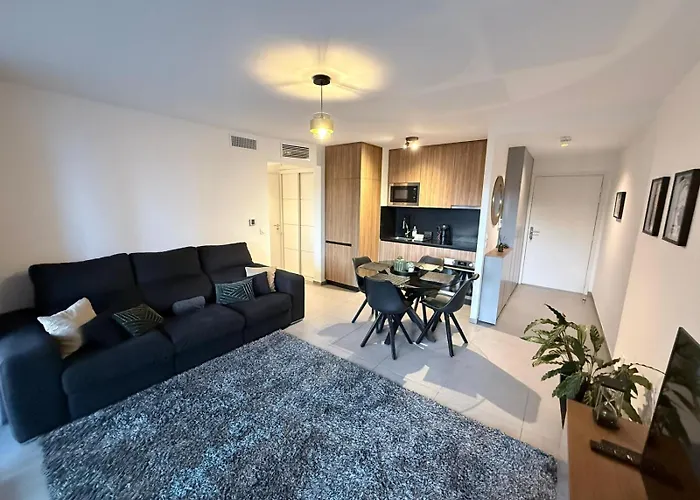 شقة Monaco Border - Terrasse Vue - Piscine - Ff *